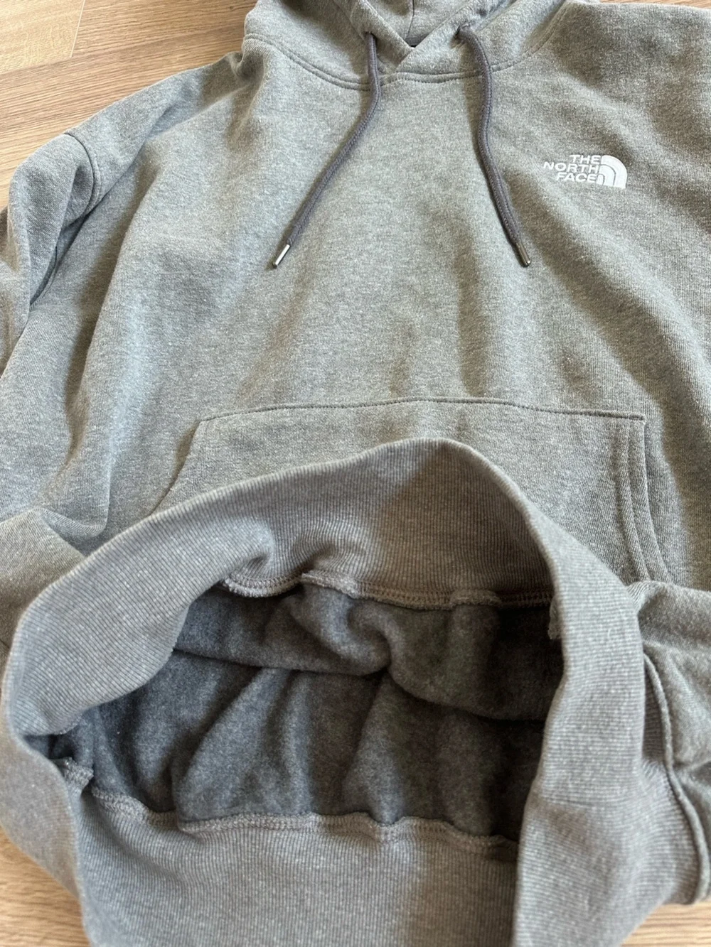 The North Face Men's Heather Grey Pullover Hoodie